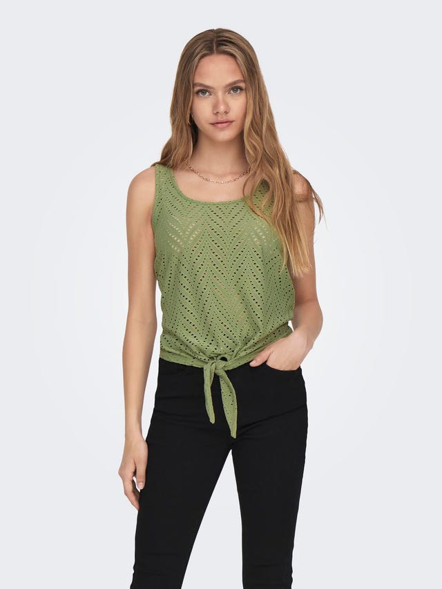 ONLY Knot Sleeveless Top - 15261741