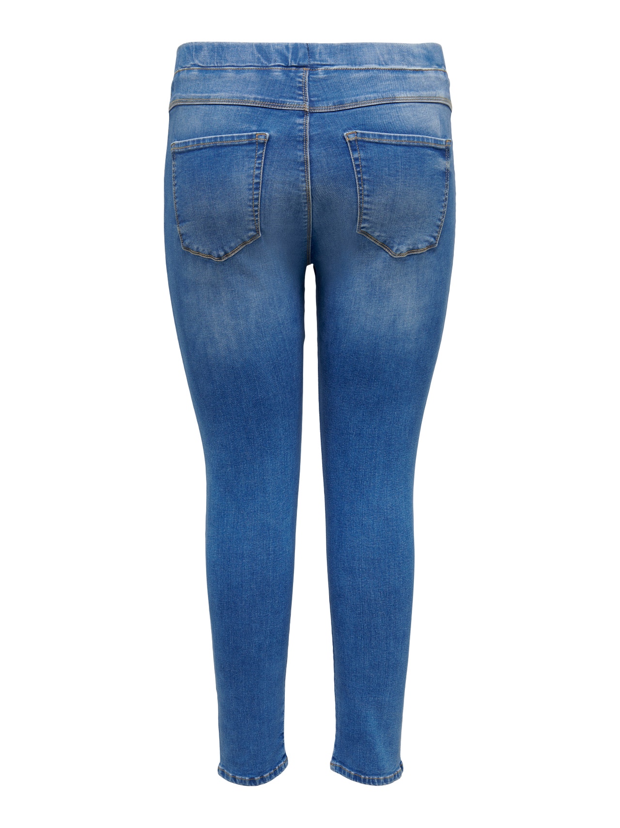ONLY CARLAOLA Wysoka talia Krój jegginsy Jeans -Light Blue Denim - 15261750