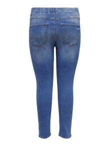 ONLY Jegging fit High waist Curve Jeans -Light Blue Denim - 15261750