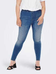 ONLY CARLAOLA High waist Jegging Fit Jeans -Light Blue Denim - 15261750