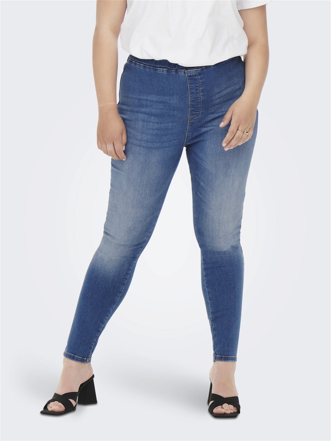 ONLY Jegging & Skinny & Slim Rabatt 58 % Blau S DAMEN Jeans Destroyed 