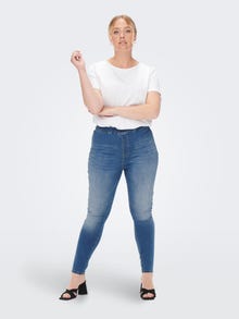 ONLY CARLAOLA Høj talje Jegging fit Jeans -Light Blue Denim - 15261750