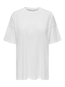 ONLY Oversize t-shirt -White - 15261790