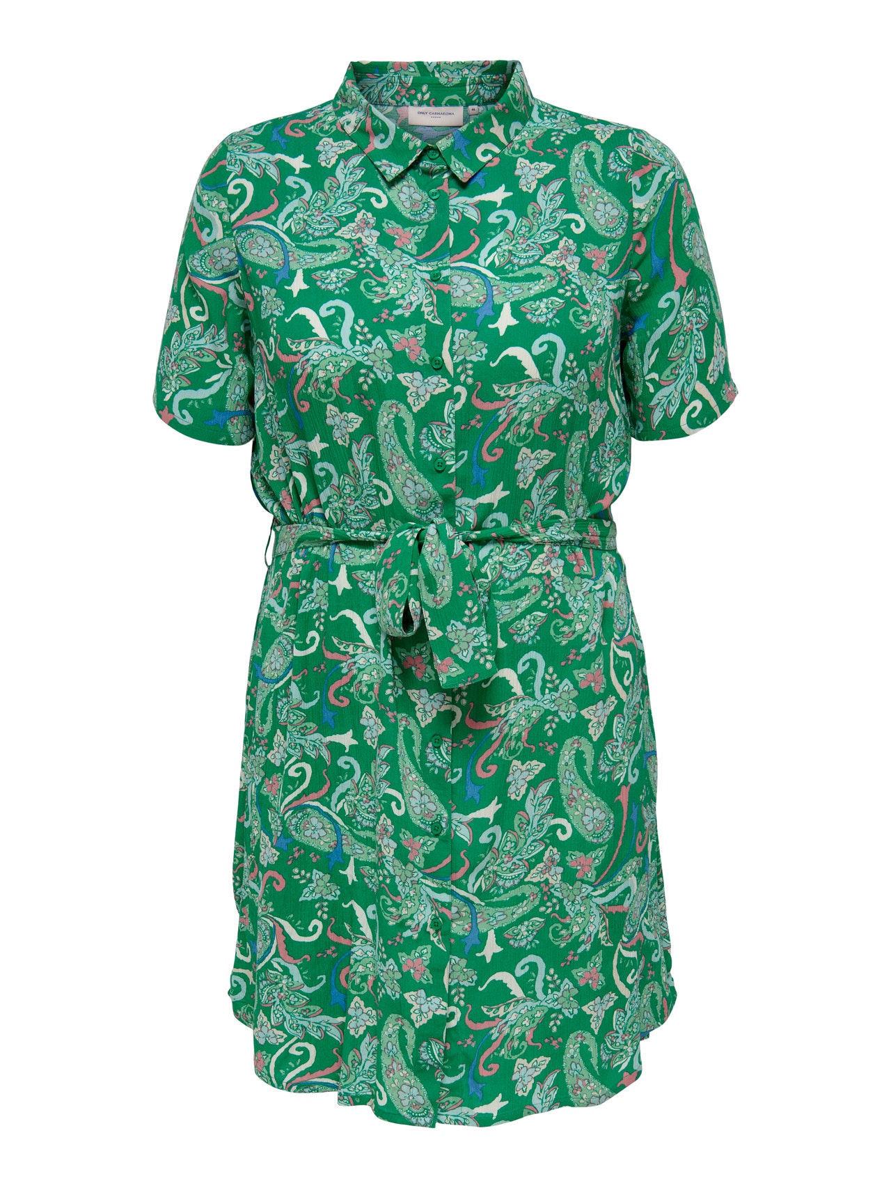 ONLY Regular Fit Shirt collar Short dress -Pepper Green - 15261844