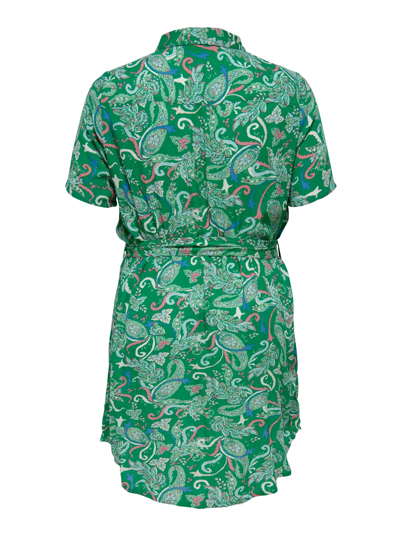 ONLY Curvy kort kjole -Pepper Green - 15261844