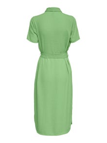 ONLY Robe longue Regular Fit Col chemise -Absinthe Green - 15261870