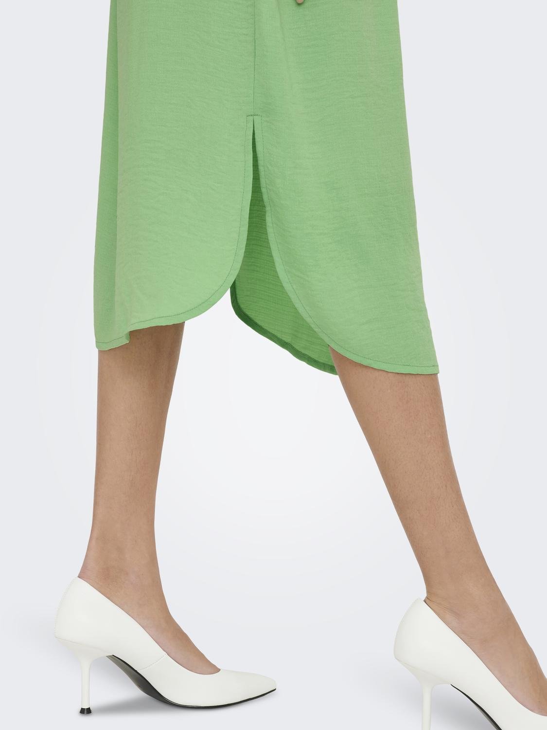 ONLY Midi Short sleeved dress -Absinthe Green - 15261870