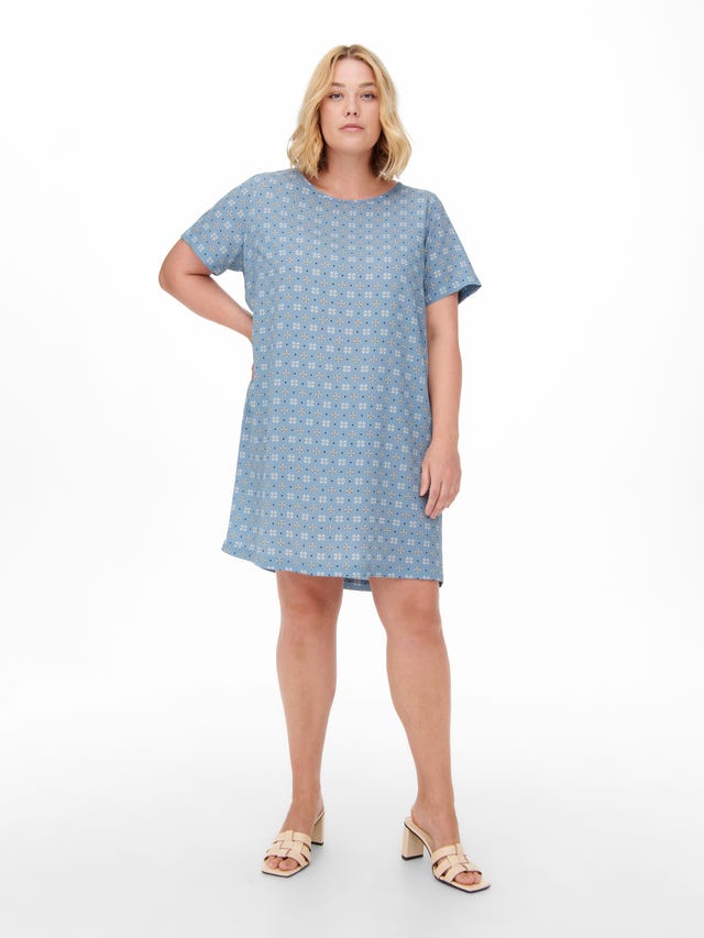 ONLY Curvy short sleeved tunic Dress - 15261877