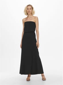 ONLY maxi Bandeau Maxi dress -Black - 15261914