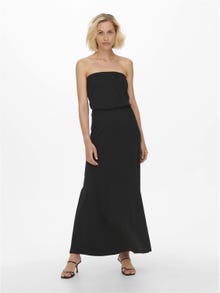 ONLY Normal geschnitten Trägerlos Langes Kleid -Black - 15261914