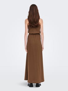 ONLY maxi Bandeau Maxi dress -Toffee - 15261914