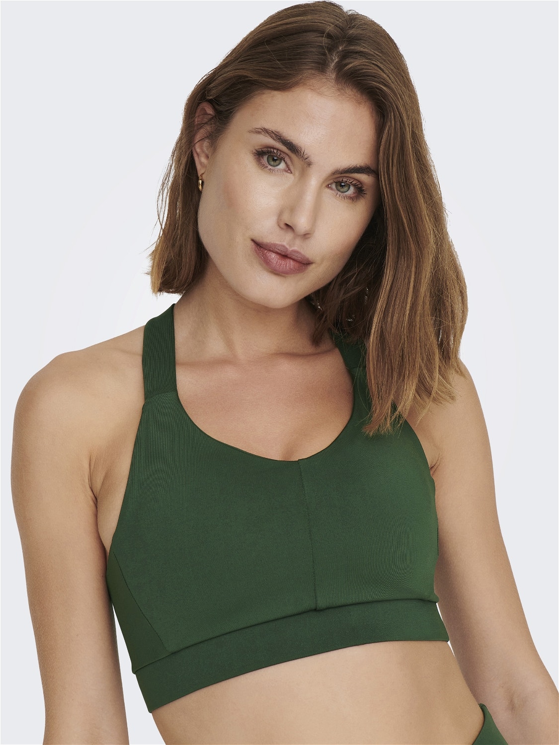 Solid colored Sports Bra with medium support with 30% discount!