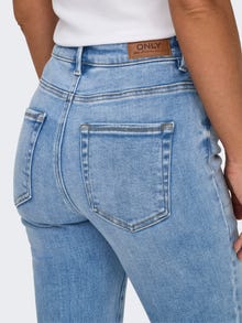 ONLY Skinny fit High waist Jeans -Light Blue Denim - 15261949