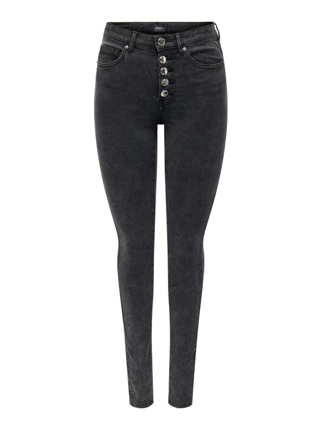 ONLY Jeans Slim Fit Taille haute - 15262084