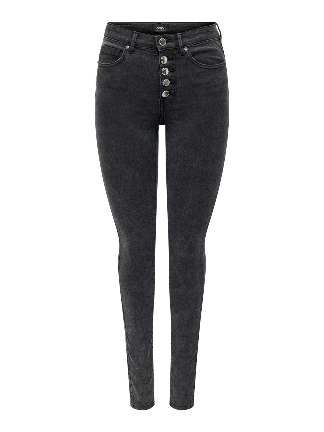 ONLY ONLROYAL HW TALL Skinny fit jeans -Black Denim - 15262084