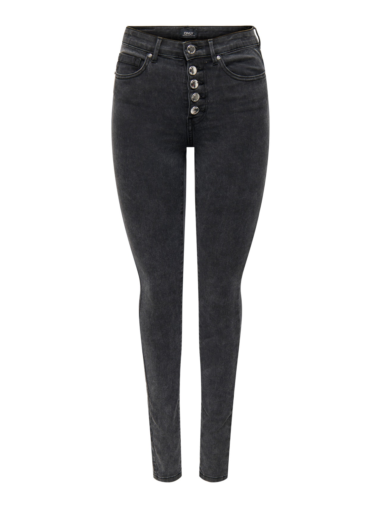 ONLY ONLROYAL HW TALL Skinny jeans -Black Denim - 15262084