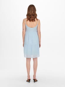 ONLY Mama kurzes Träger Kleid -Cashmere Blue - 15262132