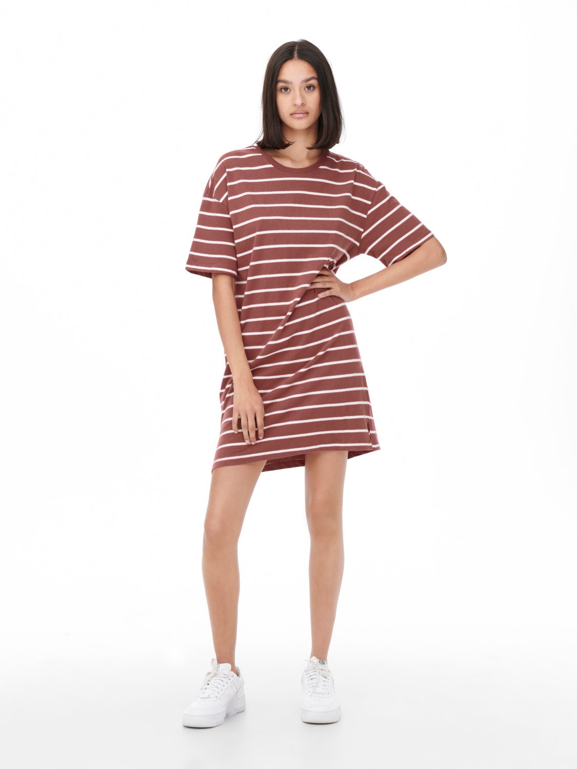 ONLY T-shirt oversize Robe à manches courtes -Apple Butter - 15262173