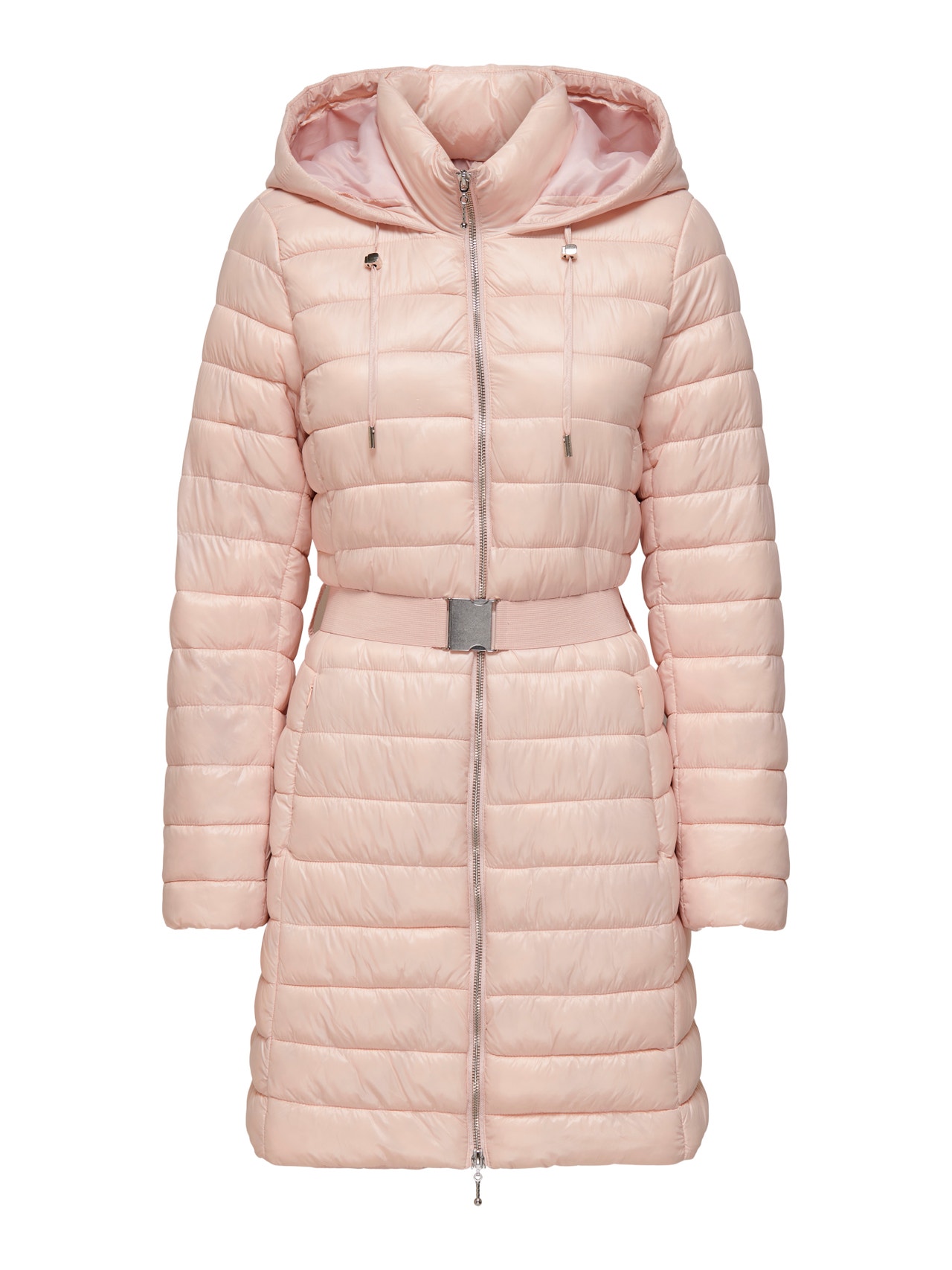 ONLY Hood Quilted Jacket -Rose Smoke - 15262267