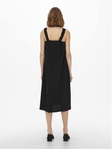 ONLY Regular fit O-hals Wijde banden Lange jurk -Black - 15262294