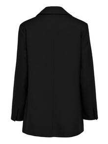 ONLY Oversize Fit Reverse Buttoned cuffs Blazer -Black - 15262352