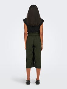 ONLY Loose Fit High waist Trousers -Forest Night - 15262371