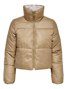ONLY Reverse Puffer Jacket -Silver Lining - 15262394