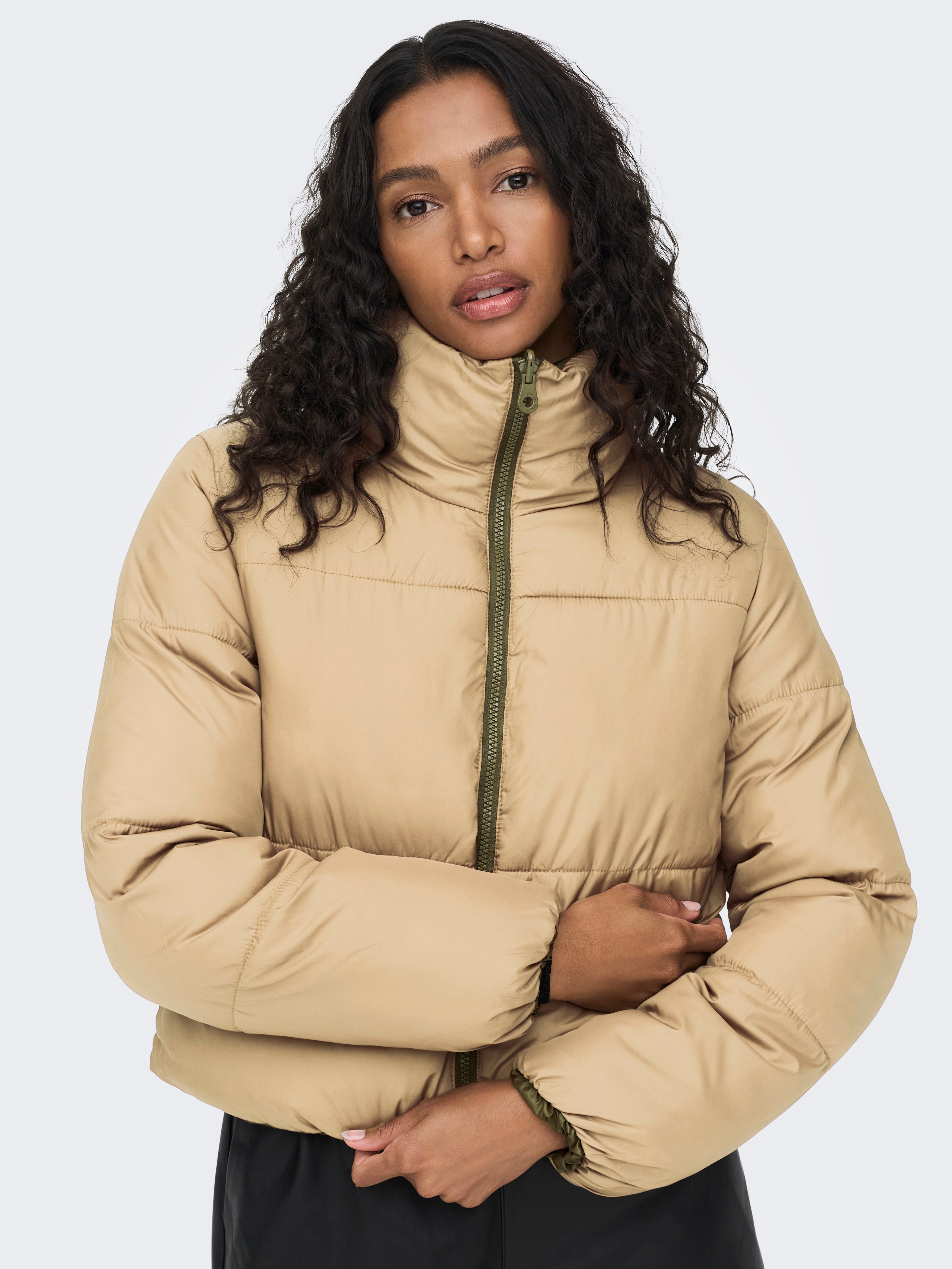 womens puffer trench coat