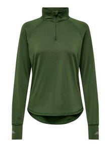 ONLY Tops Tight Fit Col haut -Black Forest - 15262477