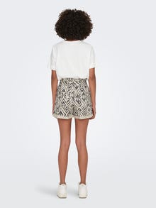 ONLY Regular Fit Mid waist Shorts -Sandshell - 15262488