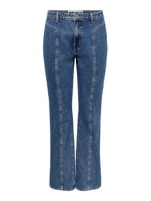 ONLY NEODakota highwaisted star detailed Flared Jeans -Medium Blue Denim - 15262512