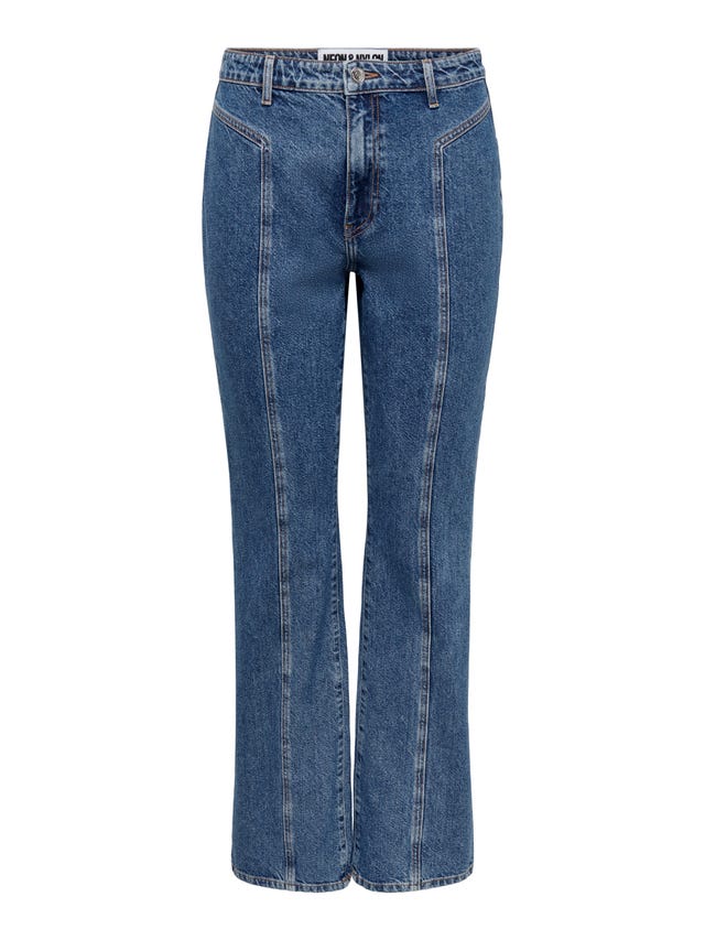 ONLY NEODakota High Waist Sterndetail- Flared Jeans - 15262512