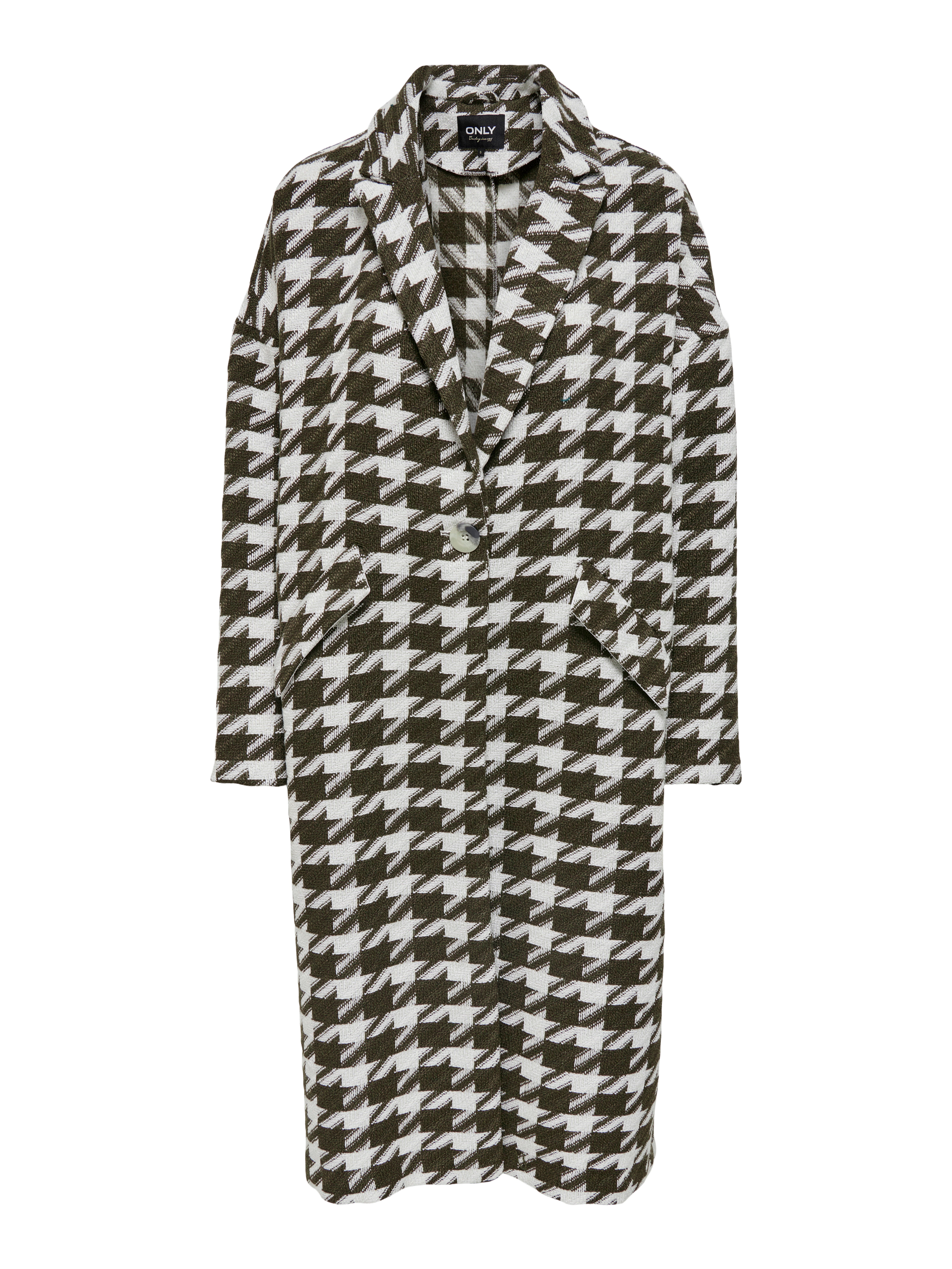 Houndstooth coat | Light Brown | ONLY®