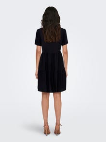 ONLY Regular fit V-Hals Korte jurk -Black - 15262674