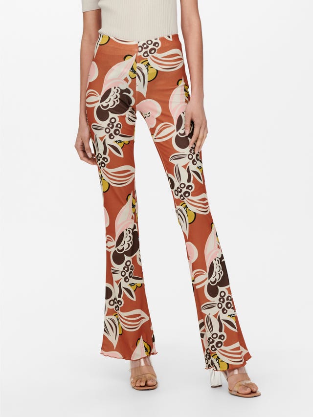ONLY Patterned flared Trousers - 15262736