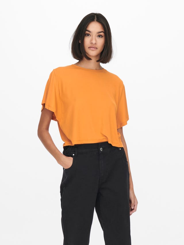 ONLY Cropped- T-Shirt - 15262768