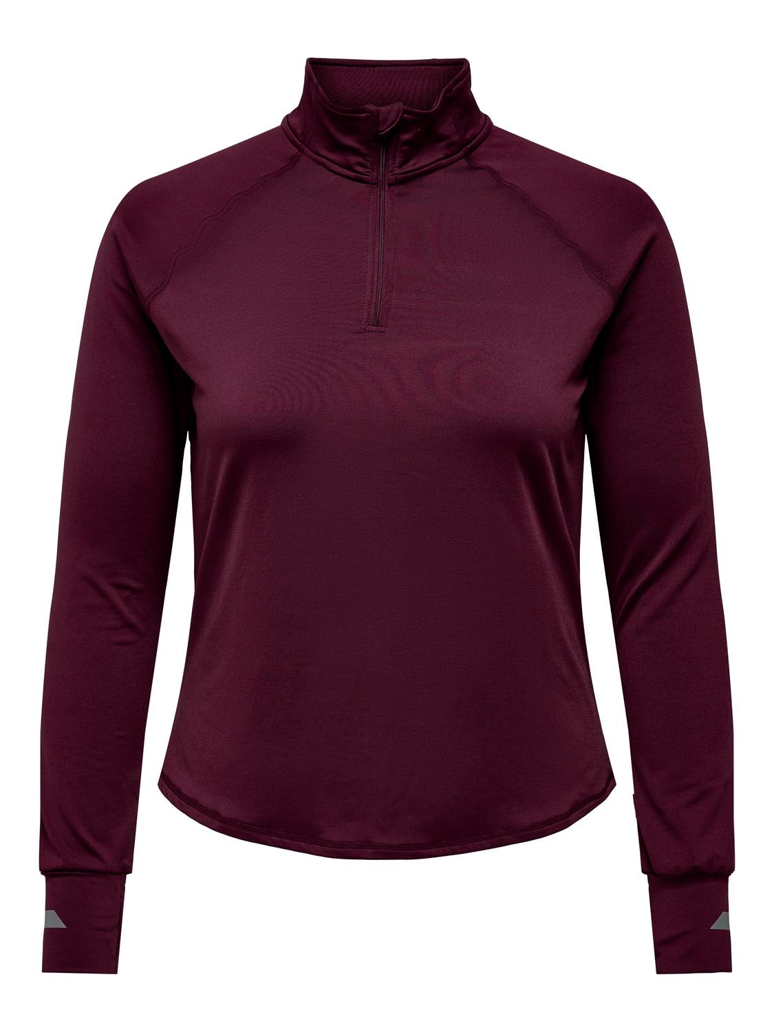 ONLY Tops Tight Fit Col haut Curve -Windsor Wine - 15262827