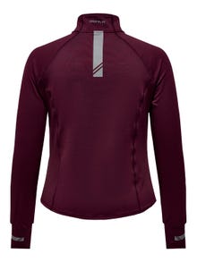 ONLY Tops Tight Fit Col haut Curve -Windsor Wine - 15262827