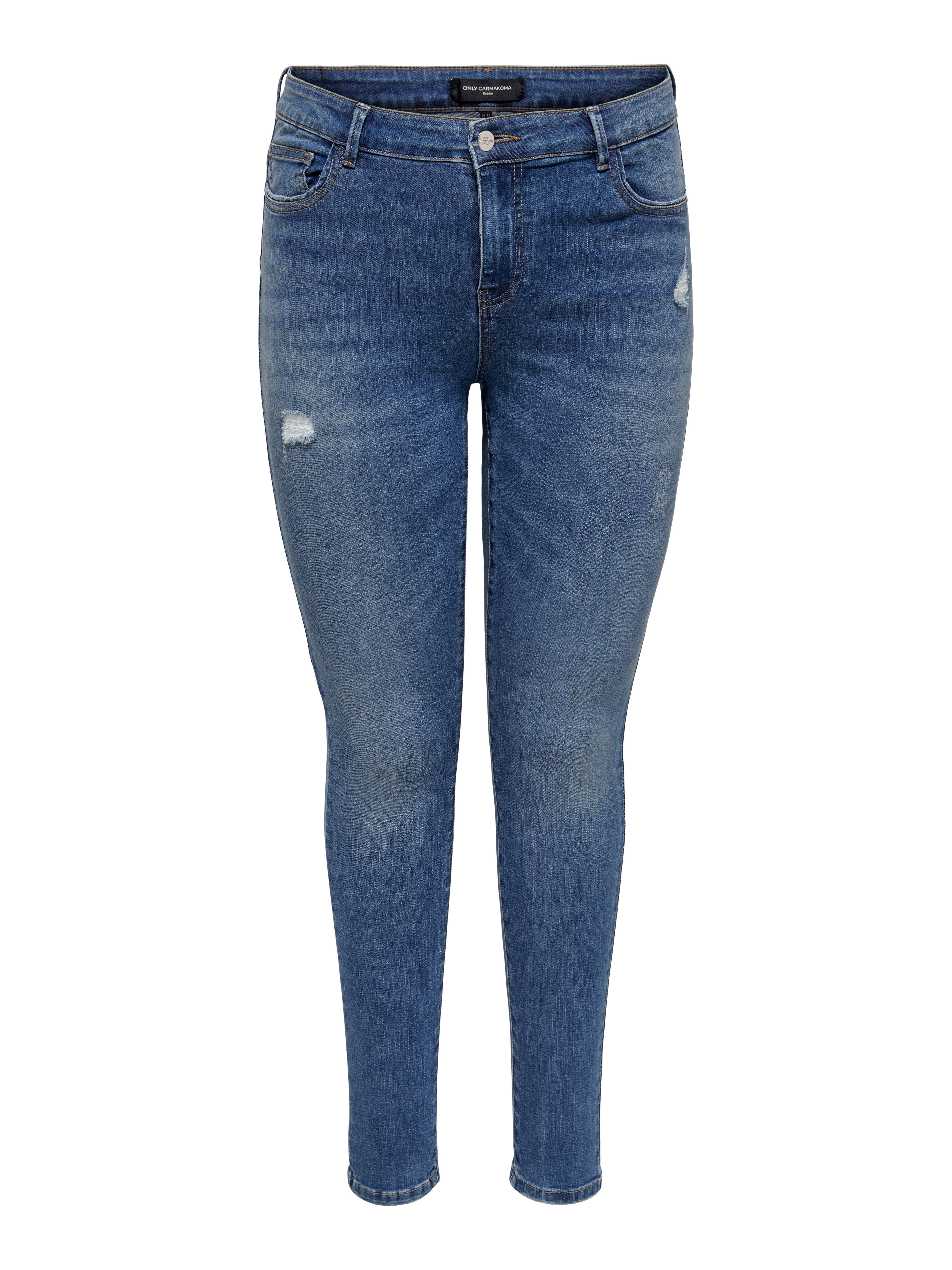 Thumbnail - Carsally Mittlere Taille Skinny Fit Jeans