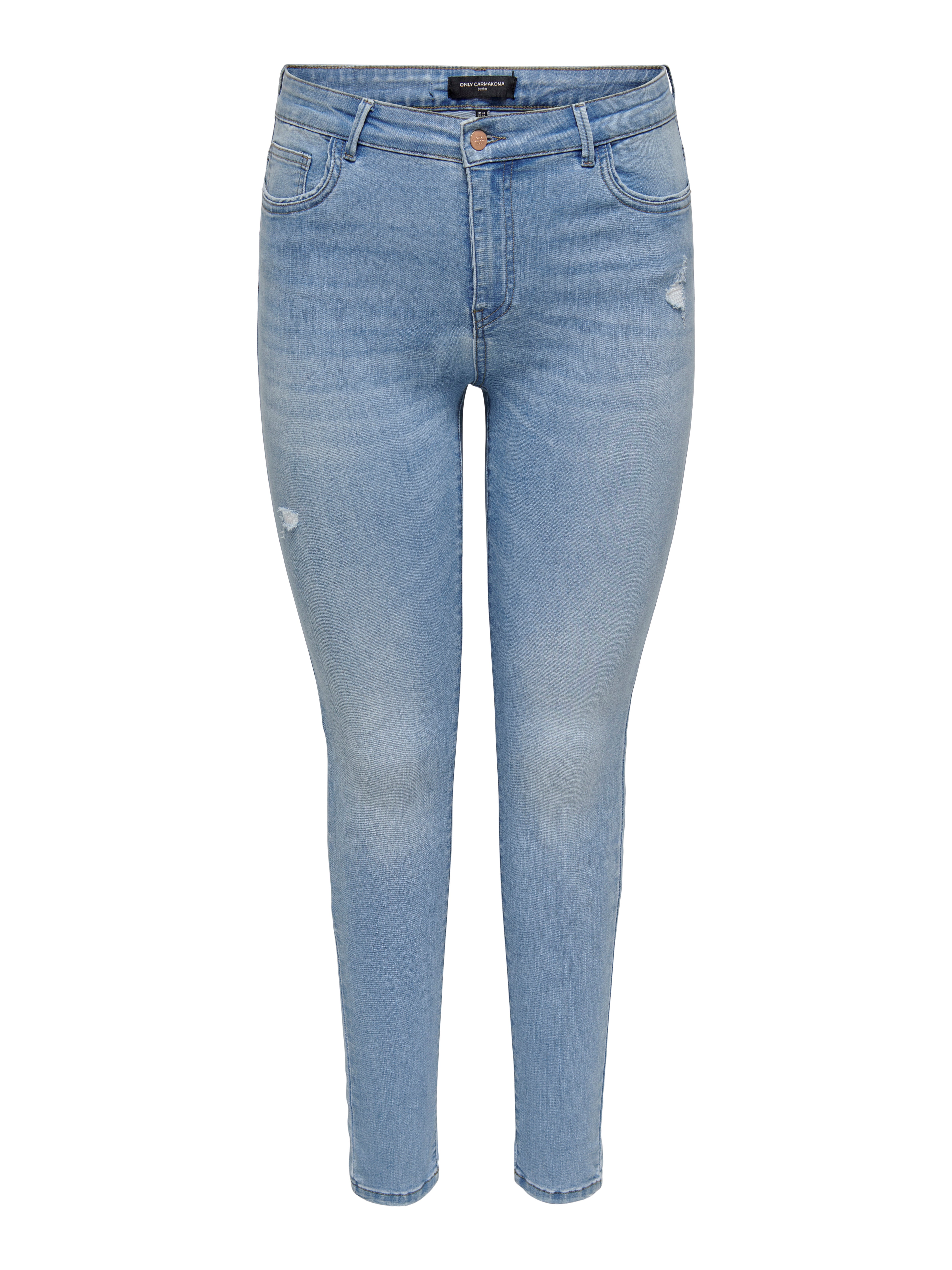 Thumbnail - Carsally Mittlere Taille Skinny Fit Jeans