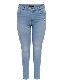 ONLY Jeans Skinny Fit Taille moyenne Curve -Light Medium Blue Denim - 15263098