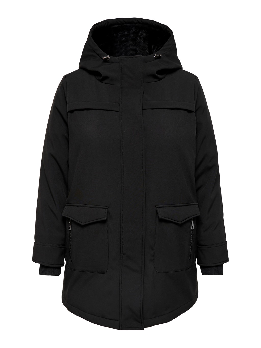 Curvy Parka Black ONLY®