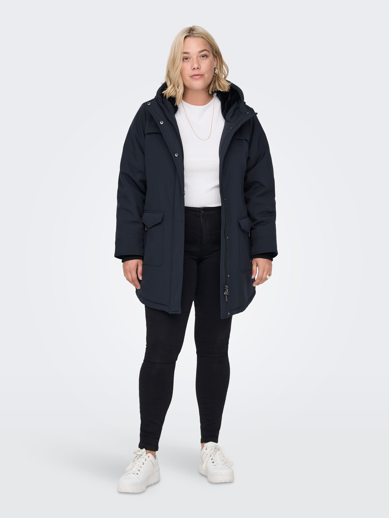 ONLY Curvy Parka -Night Sky - 15263136