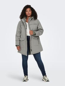 ONLY Curvy lined Parka -Steeple Gray - 15263136