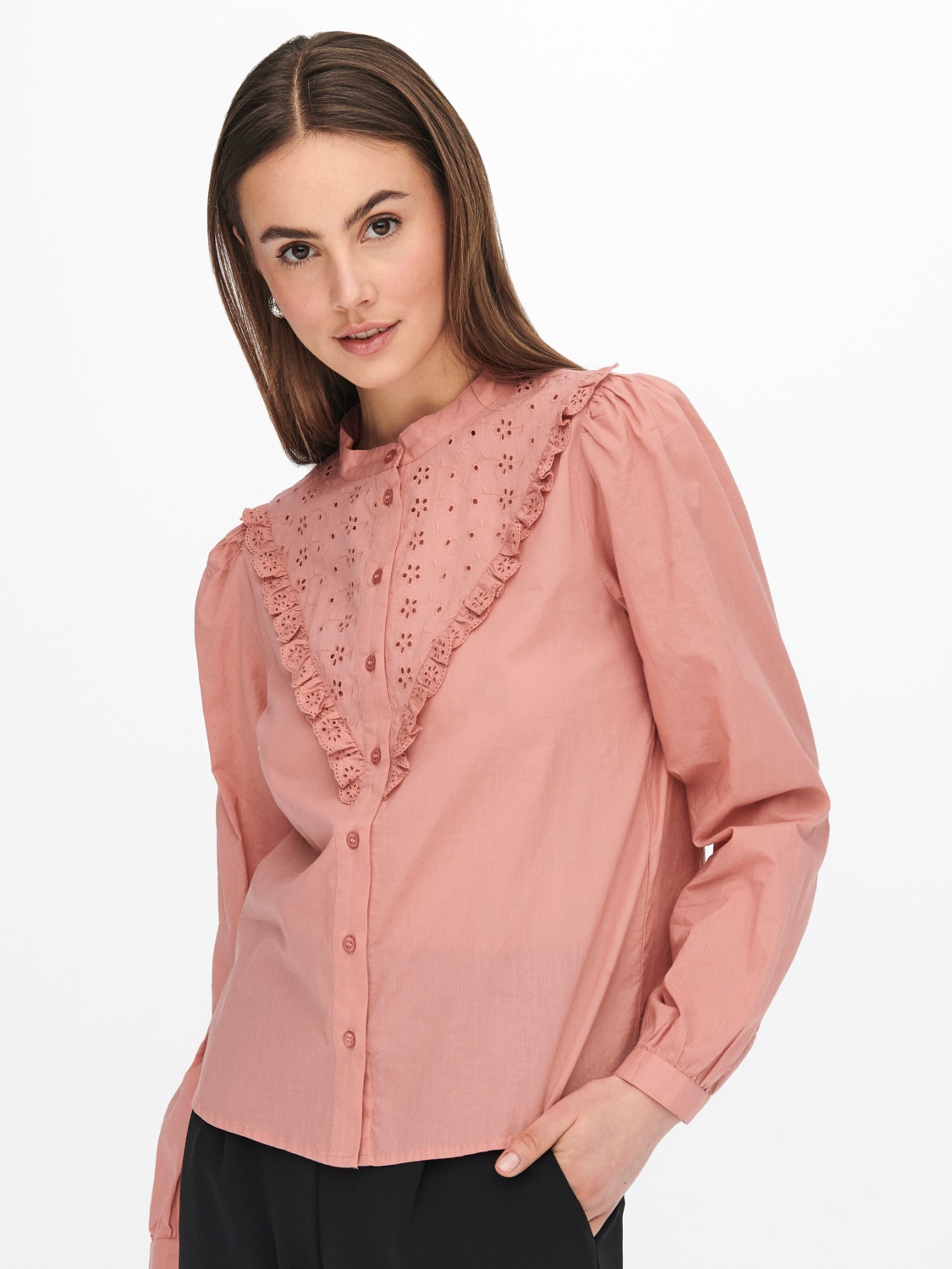 ONLY Relaxed fit Overhemd -Old Rose - 15263252