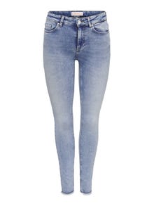 ONLY Skinny fit Mid waist Jeans -Medium Blue Denim - 15263454