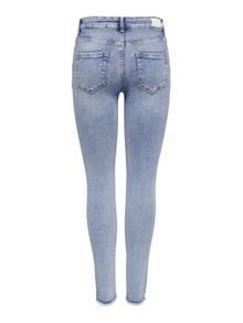 ONLY Jeans Skinny Fit Taille moyenne -Medium Blue Denim - 15263454