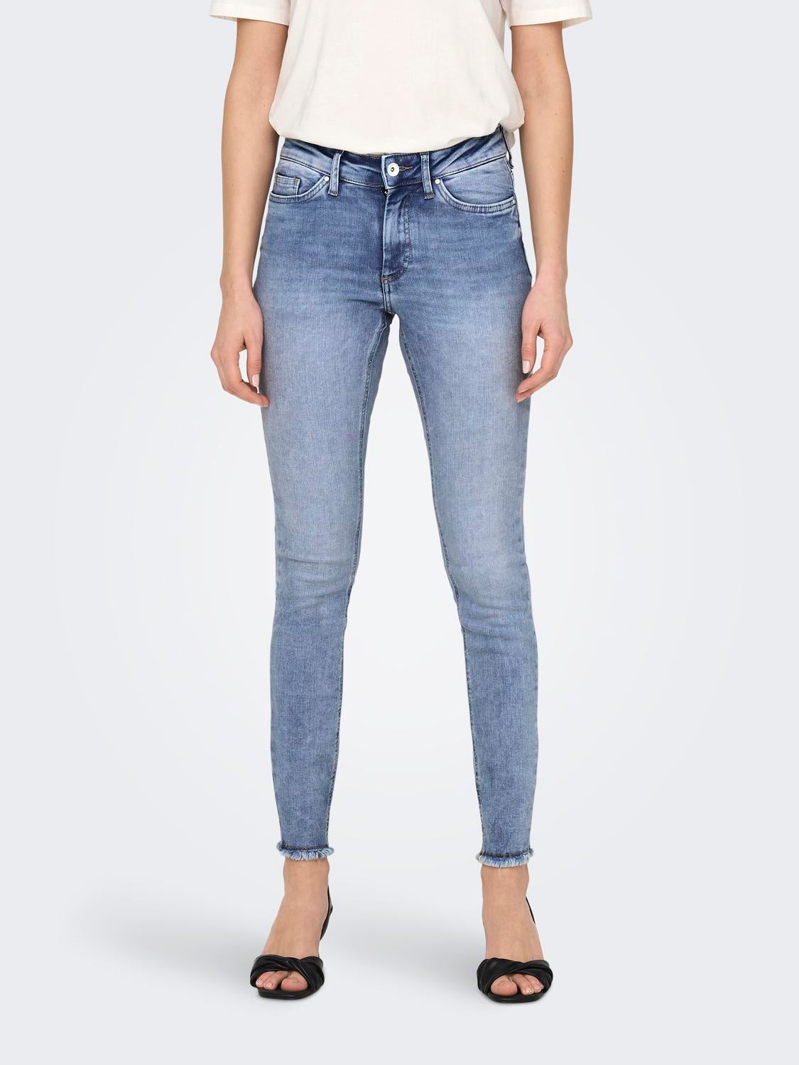 Onlblush Mittlere Taille Skinny Fit Jeans