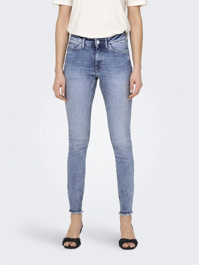 ONLY Skinny Fit Mittlere Taille Jeans - 15263454