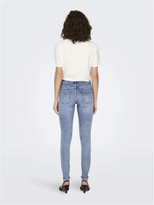 ONLY ONLBLUSH MID waist Skinny Ankle Jeans -Medium Blue Denim - 15263454